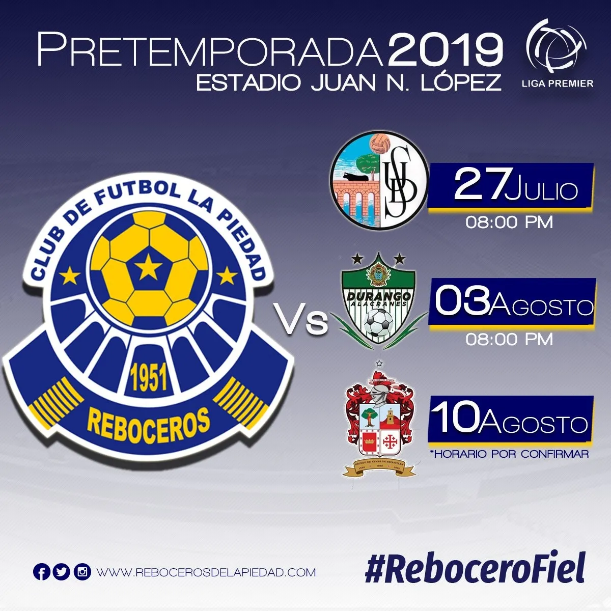 El Salamanca UDS se medirá durante su pretemporada al Reboceros de la Piedad / Reboceros de la Piedad