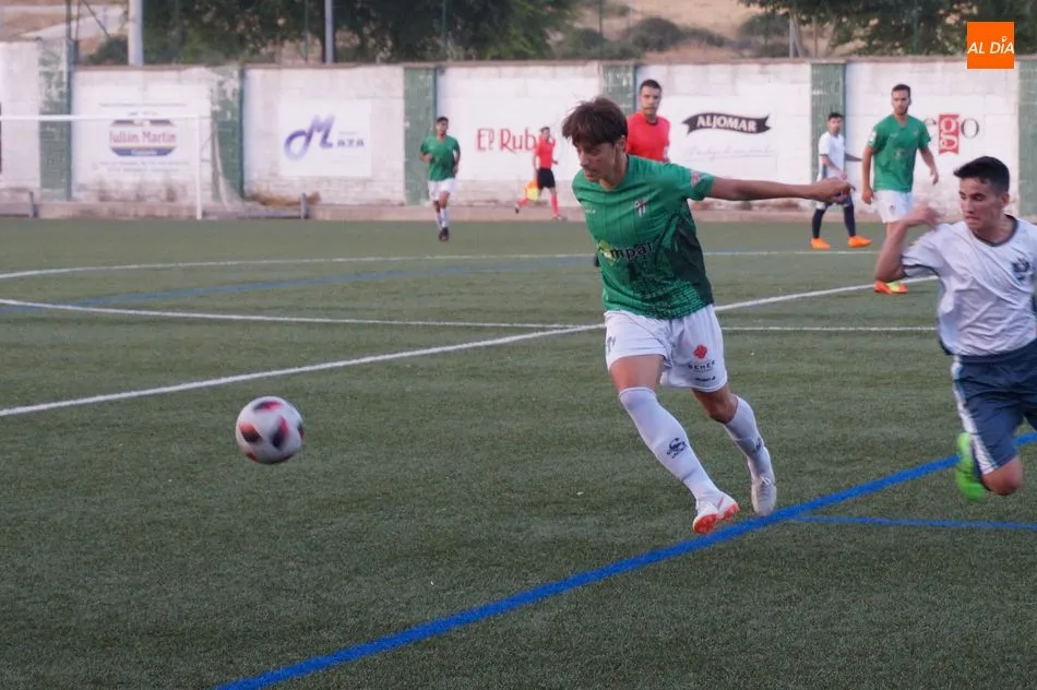 Julián Luque en un partido con el Guijuelo