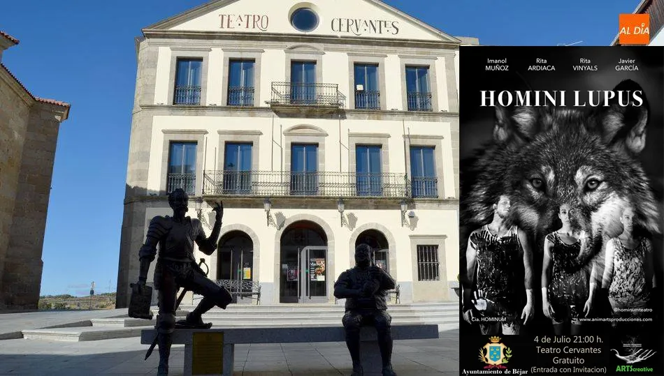 Avance del espectáculo ‘Homini Lupus’, esta noche en la Plaza Mayor