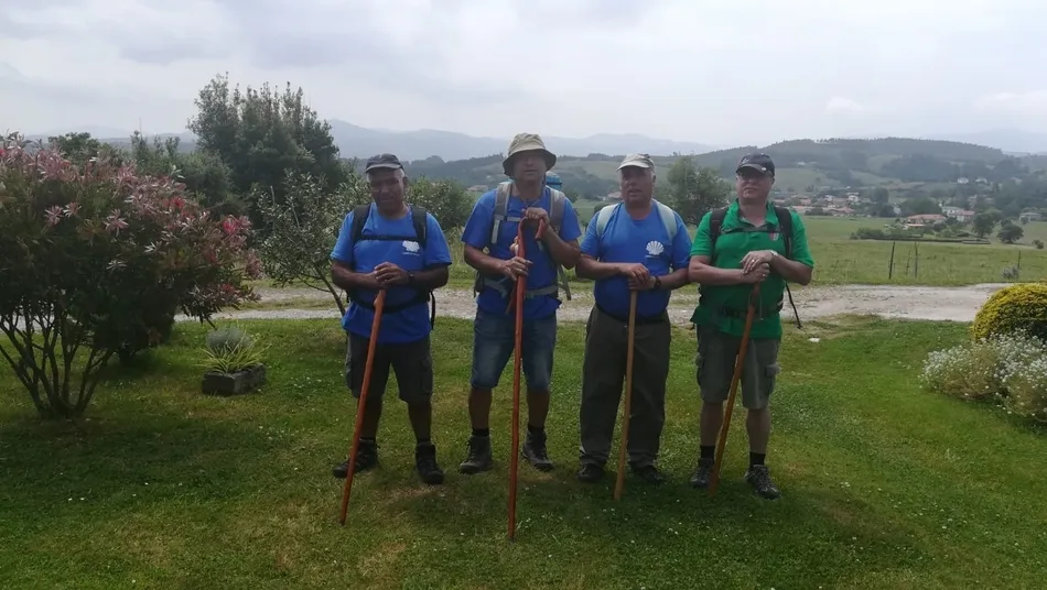 Foto 7 - Cuatro mirobrigenses afrontan el Camino de Santiago del Norte  