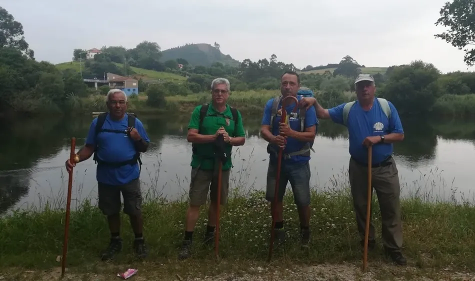 Foto 8 - Cuatro mirobrigenses afrontan el Camino de Santiago del Norte  