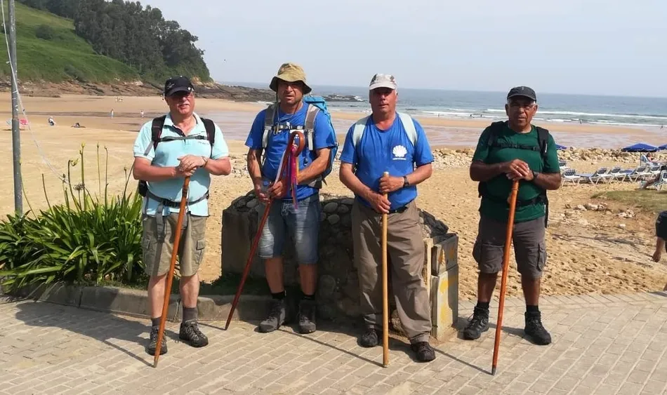 Foto 10 - Cuatro mirobrigenses afrontan el Camino de Santiago del Norte  
