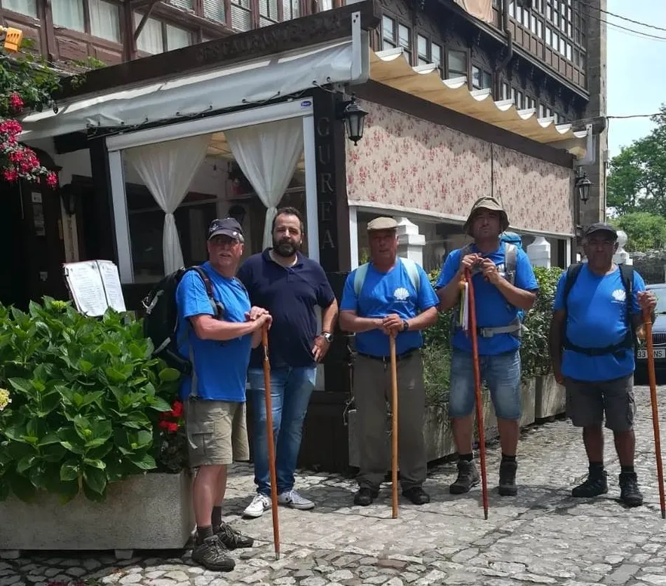Foto 2 - Cuatro mirobrigenses afrontan el Camino de Santiago del Norte  