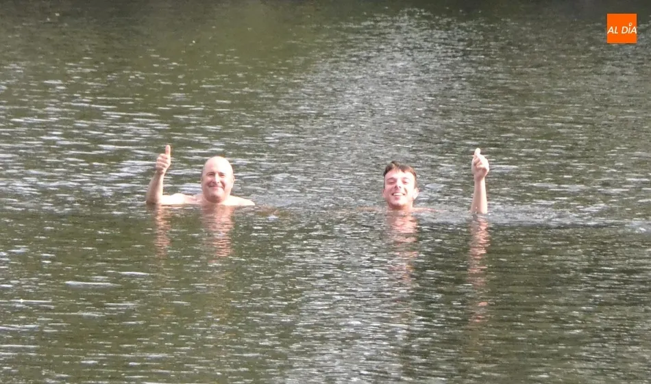 Eh, sácanos una foto: En mitad del cauce  