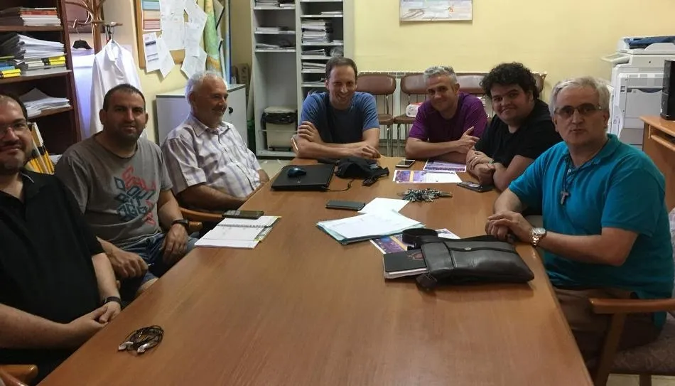 Reunión de coordinación del evento que tuvo lugar el viernes