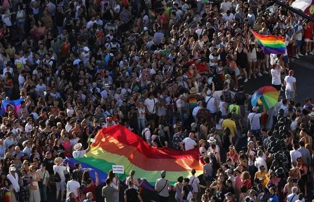 Marcha durante la celebración del Orgullo LGTBI / Europa Press
