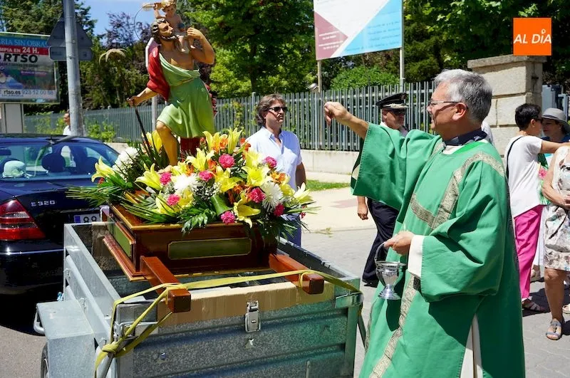 Bendición de la imagen de San Cristóbal / RVT