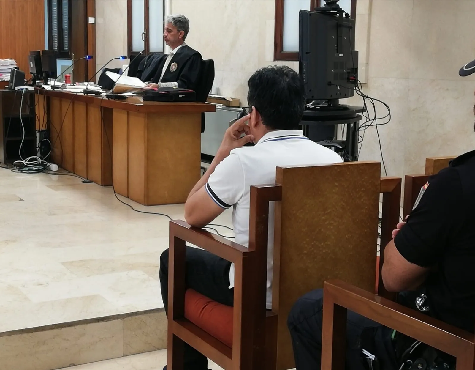 El hombre acusado durante el juicio / Europa Press