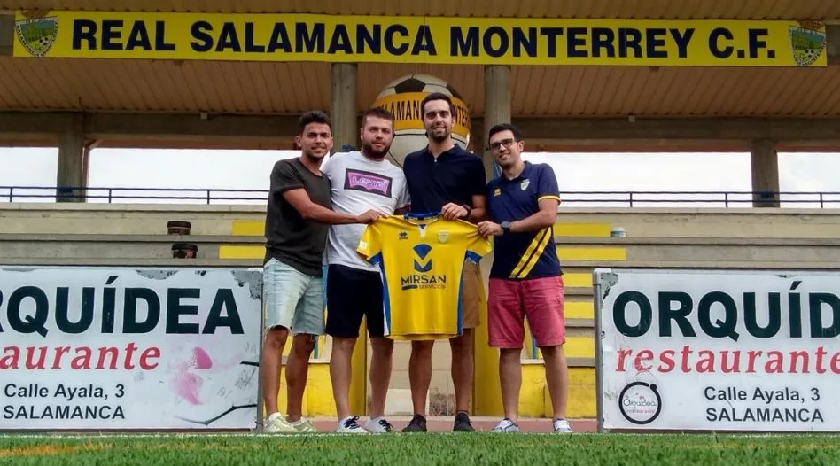 Dirigentes de Unionistas y Monterrey que cerraron este acuerdo