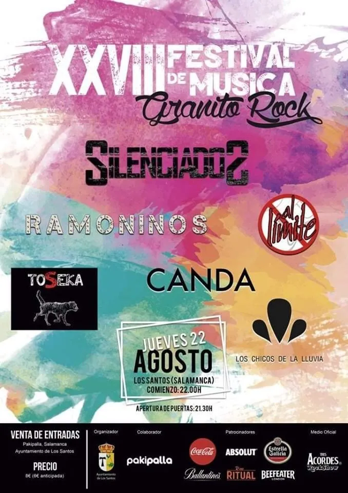 Foto 2 - El Granito Rock ya tiene cartel en su XXVIII edici&oacute;n