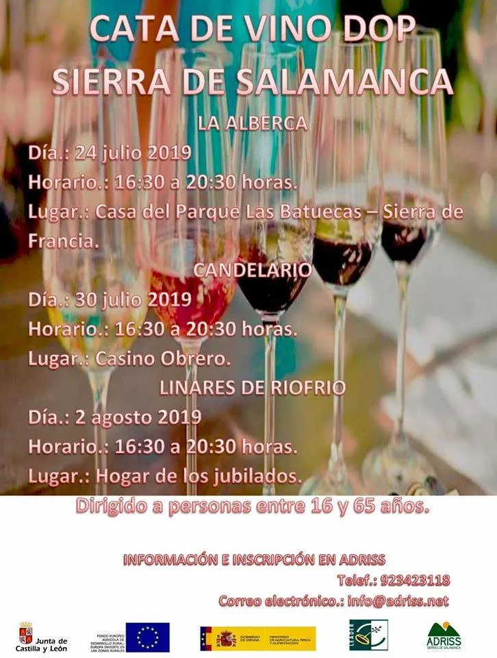Foto 3 - Adriss ofrece nuevas catas de vino y aceite en La Alberca, Linares de Riofr&iacute;o y Candelario