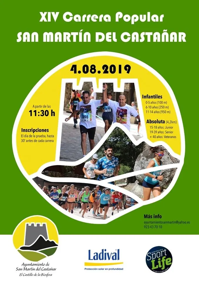 Foto 2 - San Mart&iacute;n del Casta&ntilde;ar celebra su XIV Carrera Popular el 4 de agosto