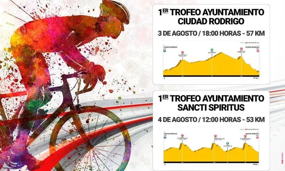 Miróbriga y Sancti-Spíritus acogerán en agosto sendos campeonatos de ciclismo  