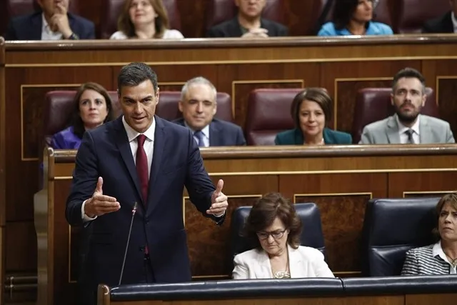 Pedro Sánchez durante una intervención en el Congreso / Europa Press