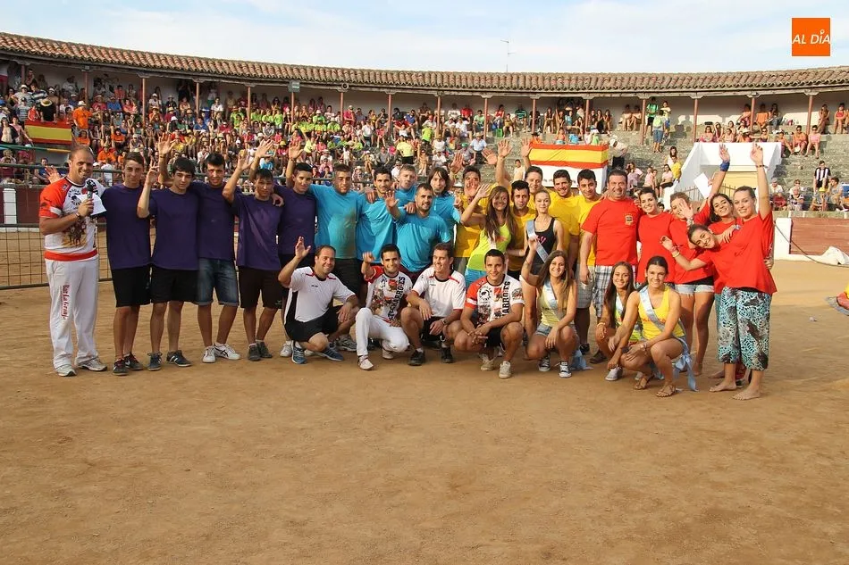 Pruebas de peñas en la plaza de toros en 2013, uno de los últimos años en que se realizaron