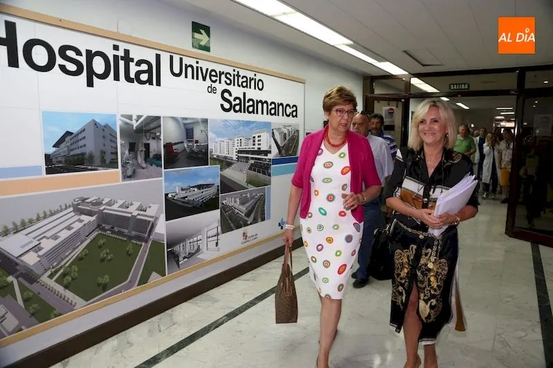 Verónica Casado a su llegada a la rueda de prensa / Víctor Sánchez