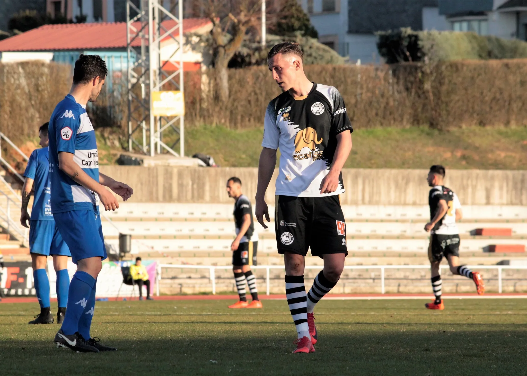 Góngora en un partido con Unionistas / Unionistas CF