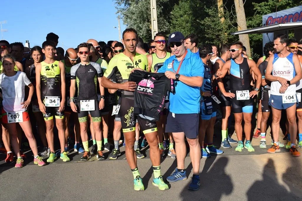 Un momento del Duatlón