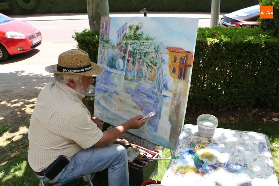 La mirada de los artistas del lienzo llega un año más a Guijuelo