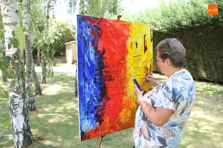 Foto 5 - La mirada de los artistas del lienzo llega un a&ntilde;o m&aacute;s a Guijuelo