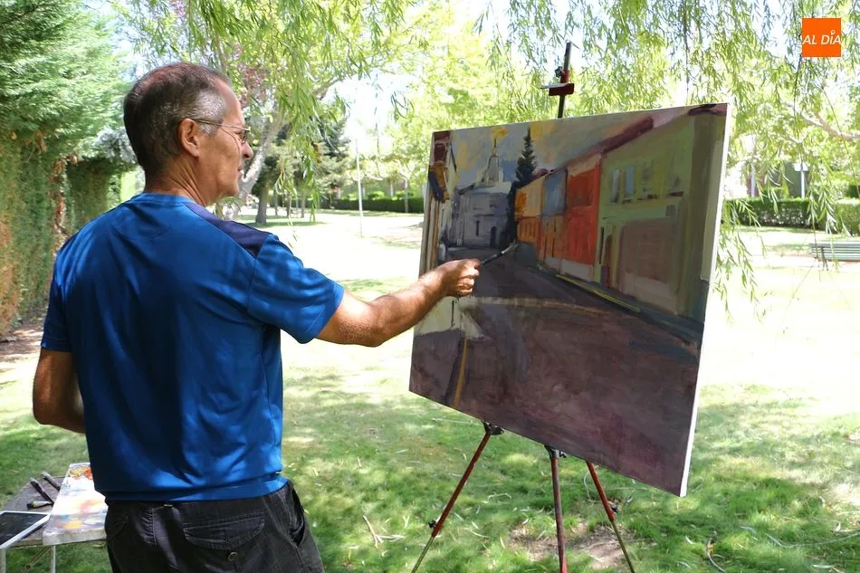 Foto 4 - La mirada de los artistas del lienzo llega un a&ntilde;o m&aacute;s a Guijuelo