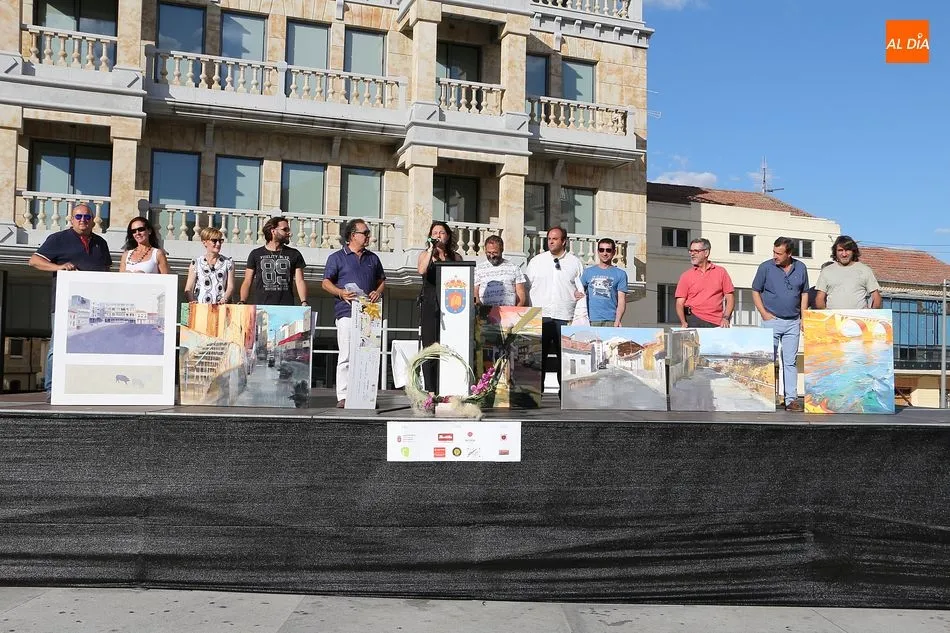 Foto 7 - &Oacute;scar Herr&aacute;n gana el Certamen de Pintura R&aacute;pida de Guijuelo