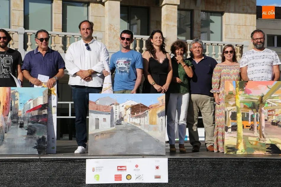 Foto 4 - &Oacute;scar Herr&aacute;n gana el Certamen de Pintura R&aacute;pida de Guijuelo