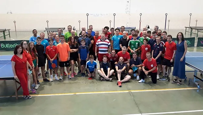 Un total de 58 personas participaban en el XI Torneo de Tenis de Mesa en Peñaranda