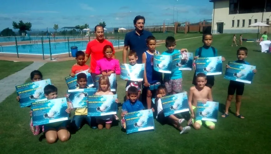 Clausura del curso de natación