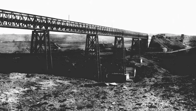 La efímera historia del puente de La Salud