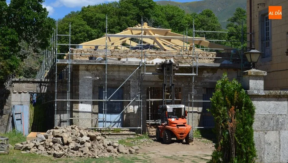 Obras en las caballerizas de El Bosque