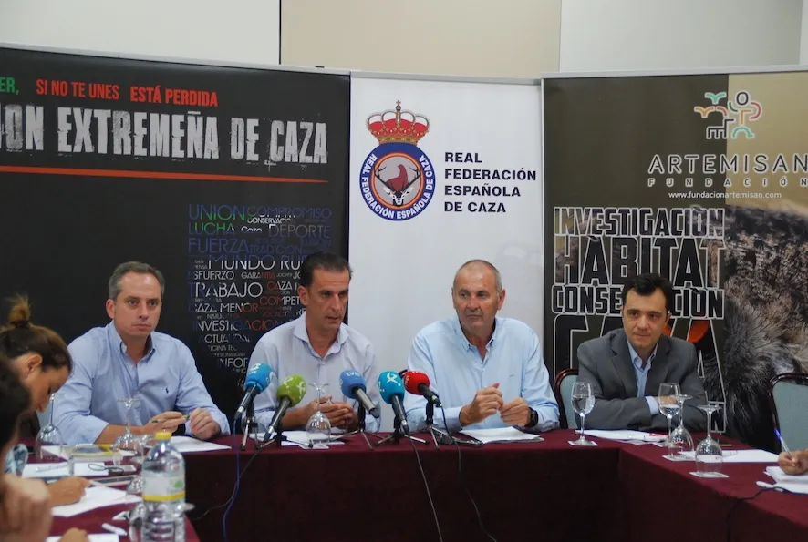 Ignacio Valle, Luis Fernando Villanueva, José María Gallardo y Agustín Rabadán / RFEC