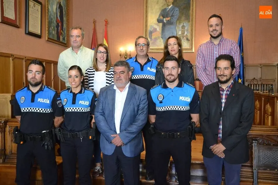 Imagen del acto de incorporación en octubre pasado de los policías locales que ya se han marchado