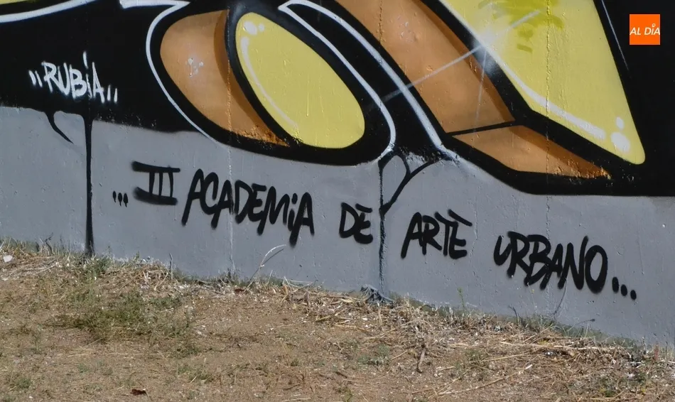 Foto 7 - El parque de la parte trasera del Valle de San Mart&iacute;n tambi&eacute;n estrena un gran grafiti  