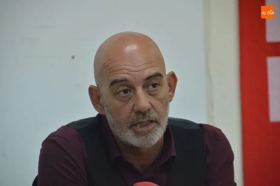 El secretario provincial de CCOO, Emilio Pérez