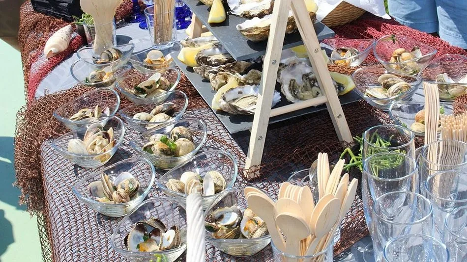 Crustáceos, moluscos y otros productos propios de la ría de Aveiro