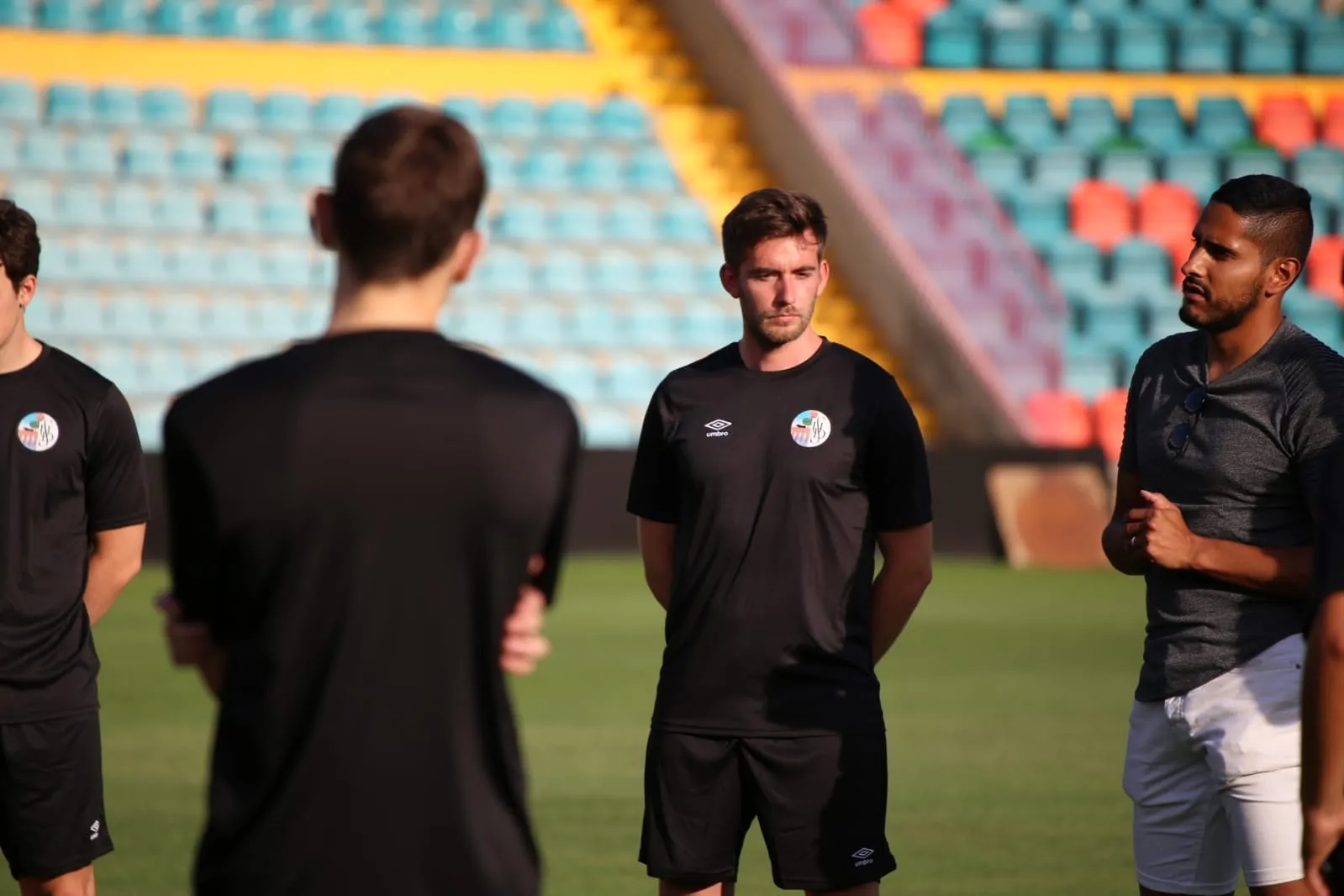 Cortés, en el primer entrenamiento del filial