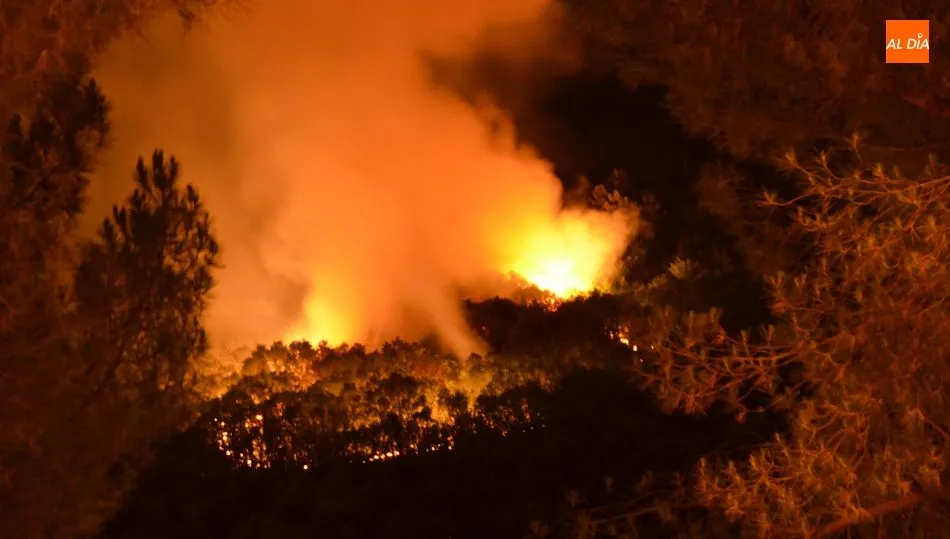 Imagenes del incendio