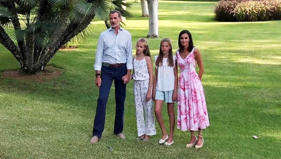Posado de la familia real española en Mallorca. Foto de Europa Press