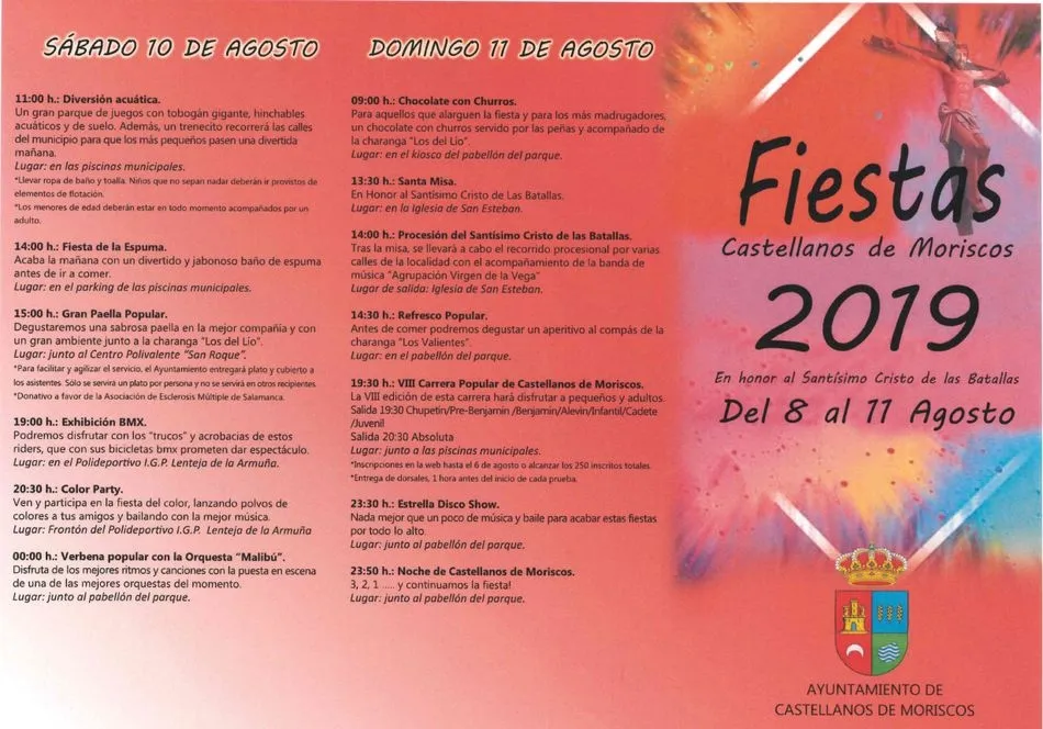 Foto 3 - Todo a punto en Castellanos de Moriscos para el inicio de su fiesta este jueves