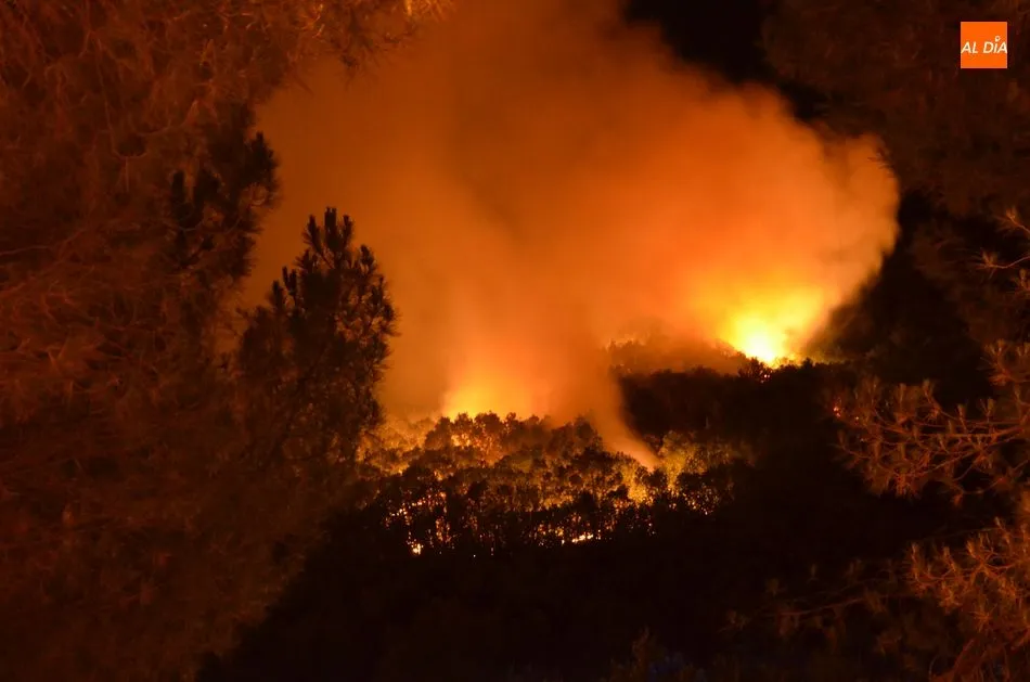 Incendio de la pasada noche