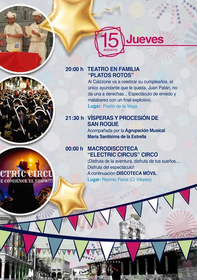 Foto 7 - Las fiestas de San Roque de Carbajosa incluyen m&aacute;s de 60 actividades y destacadas novedades &nbsp;