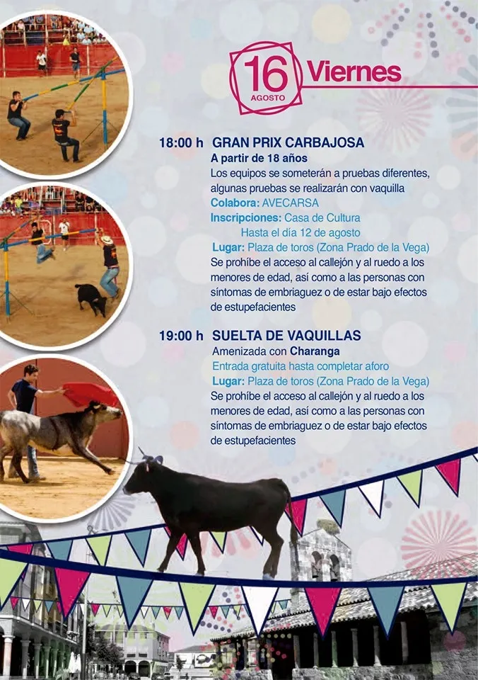 Foto 6 - Las fiestas de San Roque de Carbajosa incluyen m&aacute;s de 60 actividades y destacadas novedades &nbsp;