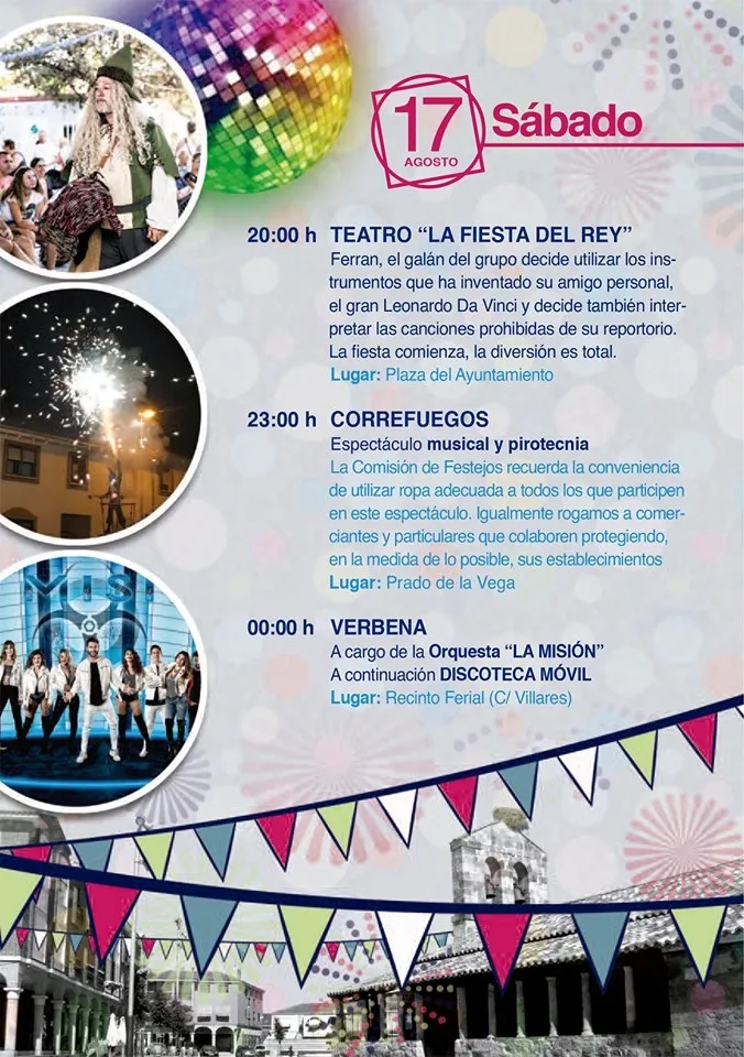Foto 3 - Las fiestas de San Roque de Carbajosa incluyen m&aacute;s de 60 actividades y destacadas novedades &nbsp;