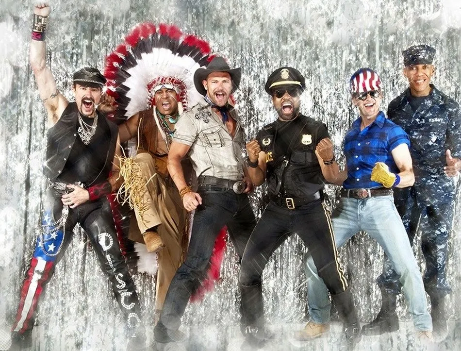 Los integrantes del grupo Village People