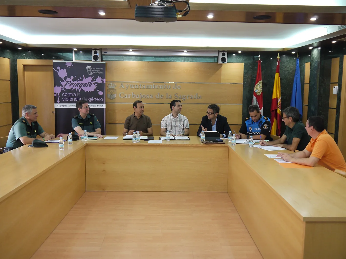 Junta Local de Seguridad celebrada en el Ayuntamiento de Carbajosa de la Sagrada