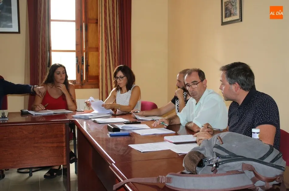 El grupo popular en el último pleno celebrado en Terradillos