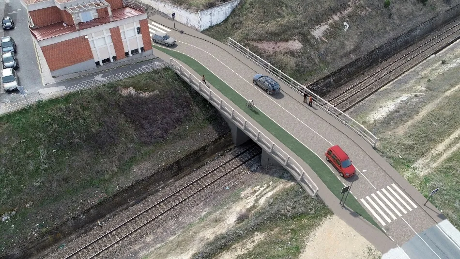 Foto 4 - La ampliaci&oacute;n de dos pasos sobre el ferrocarril mejorar&aacute; la conexi&oacute;n de los barrios Chamber&iacute;,...