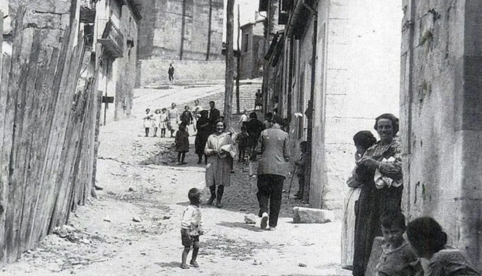 La calle Asadería, junto la plaza de San Cristóbal