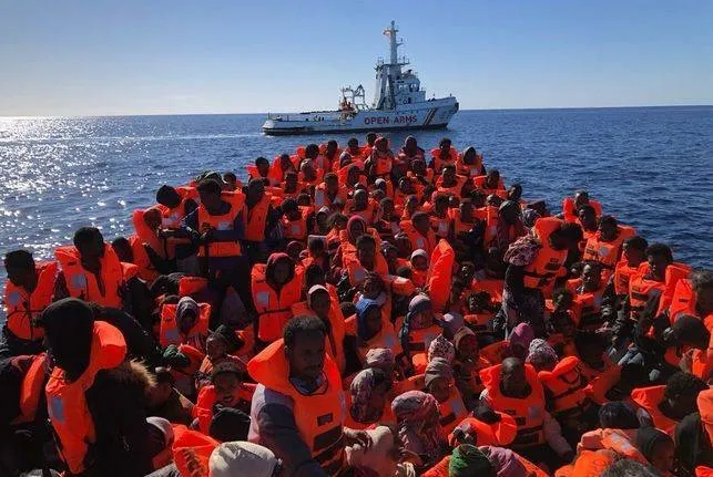 Open Arms, en un rescate